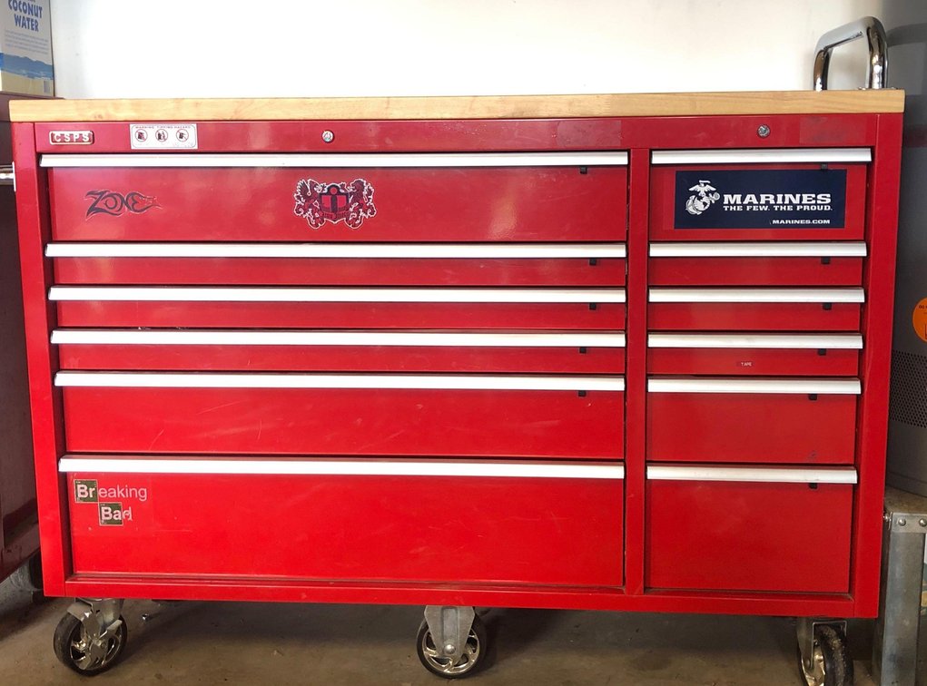 Large Red CSPS Tool Chest