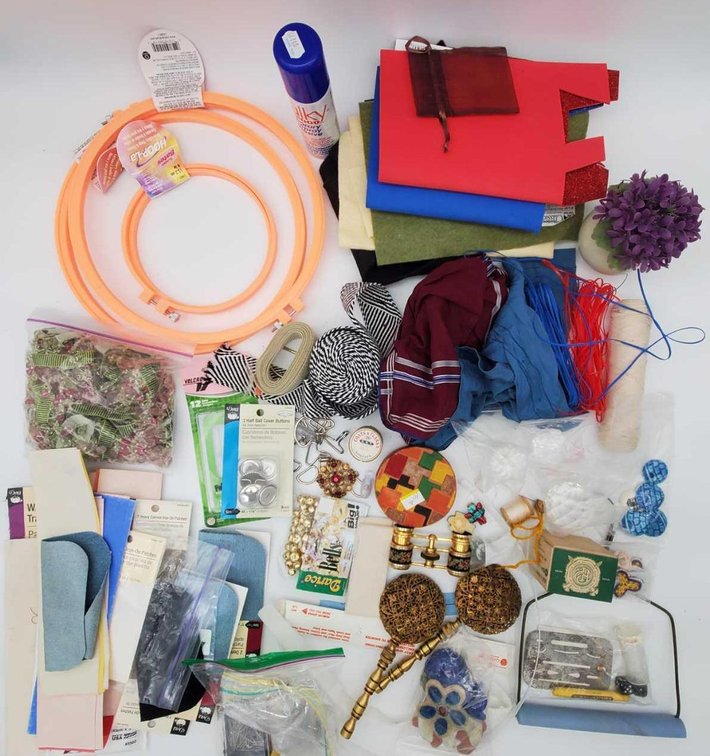 Assorted Sewing & Craft Supplies