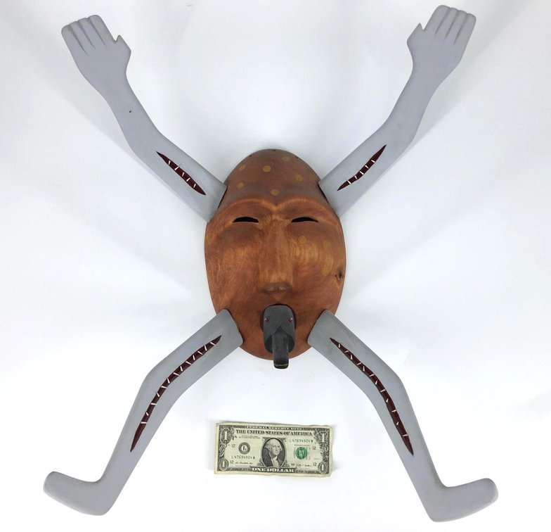 Whimsical Yup'ik Transformation Mask 
