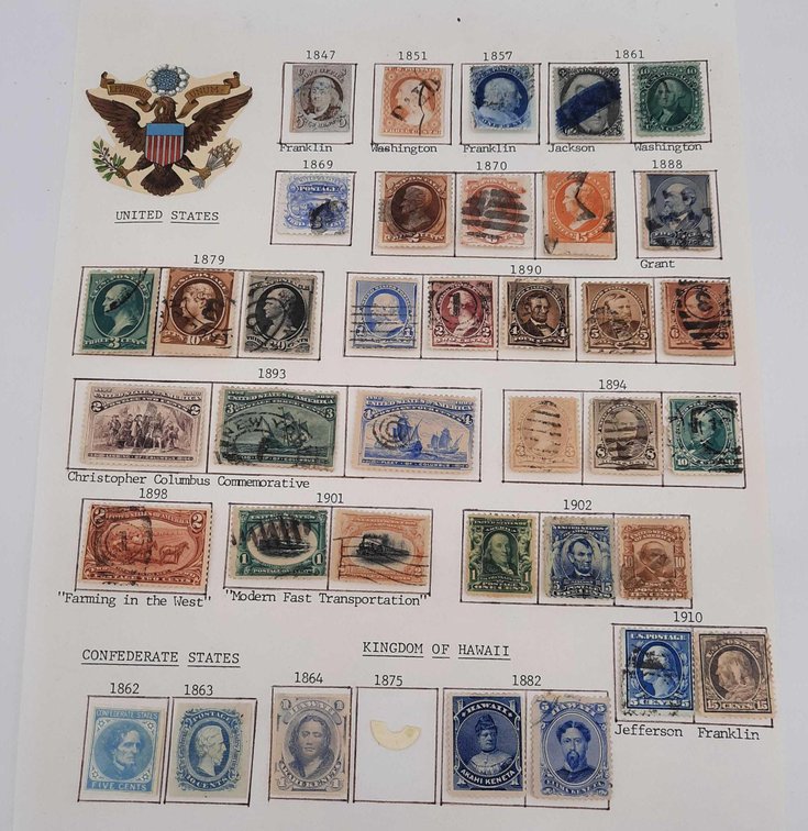 33x Notable U.S. Postage Stamps