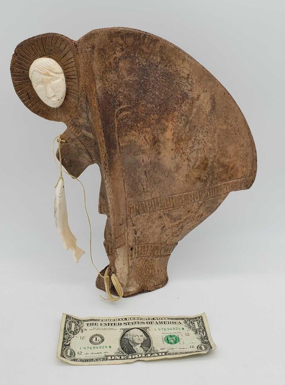 Large Whale Bone Sculpture 