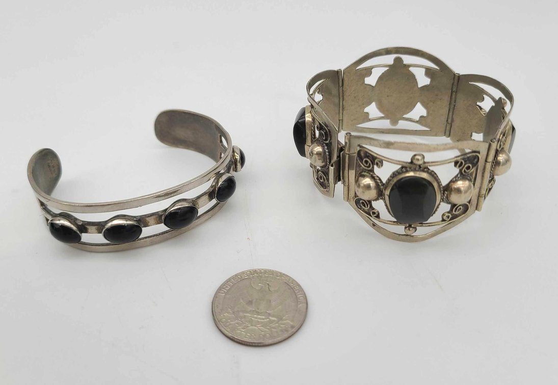 2x Sterling Silver Bracelets