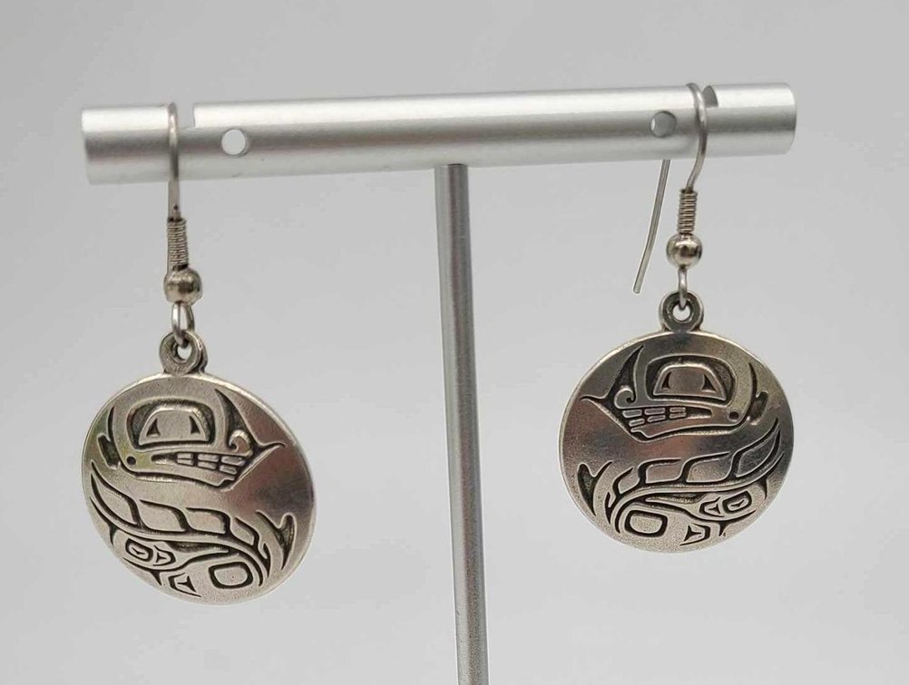 Formline Sterling Silver Earrings 