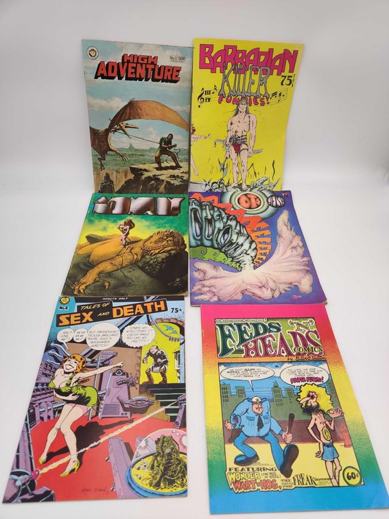 6x Adult Comics