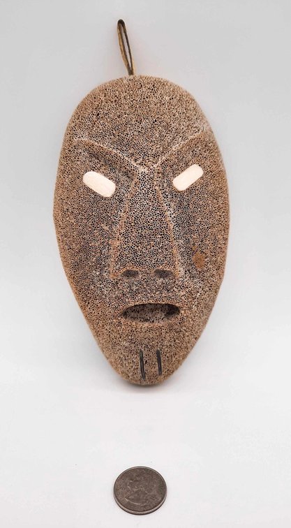 Carved Whalebone Mask