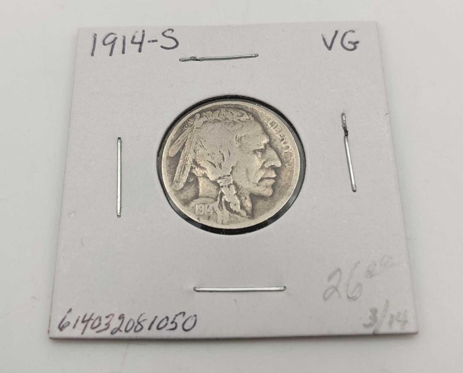 1914-S Buffalo Nickel