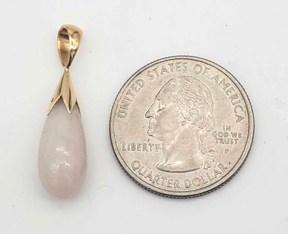 14K Gold & Jadeite Pendant