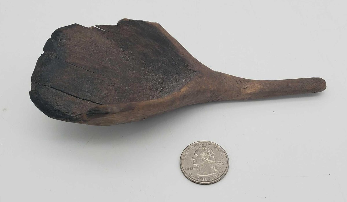 Wooden Eskimo Artifact Scoop/Spoon 