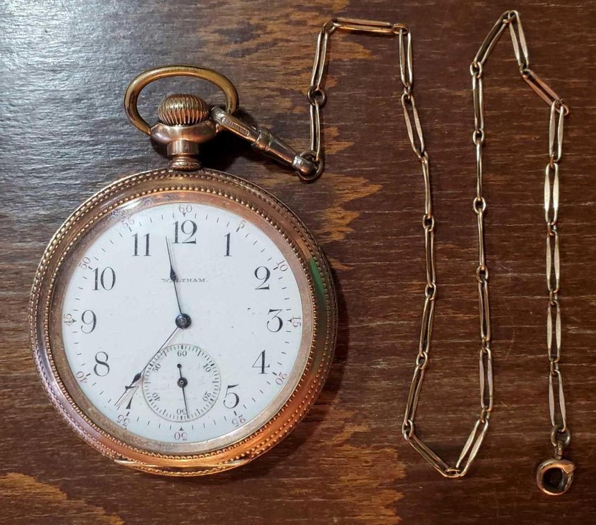 Size 12 Waltham Pocket Watch c.1898