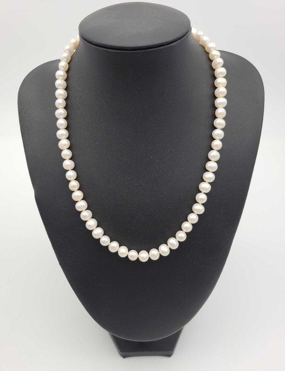 Lamont Jewelry Pearl & 14k Gold Necklace 