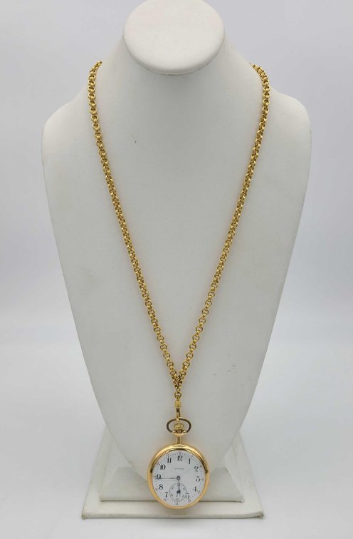 14k Gold Cased Size 12 Illinois Pocket Watch c.1907