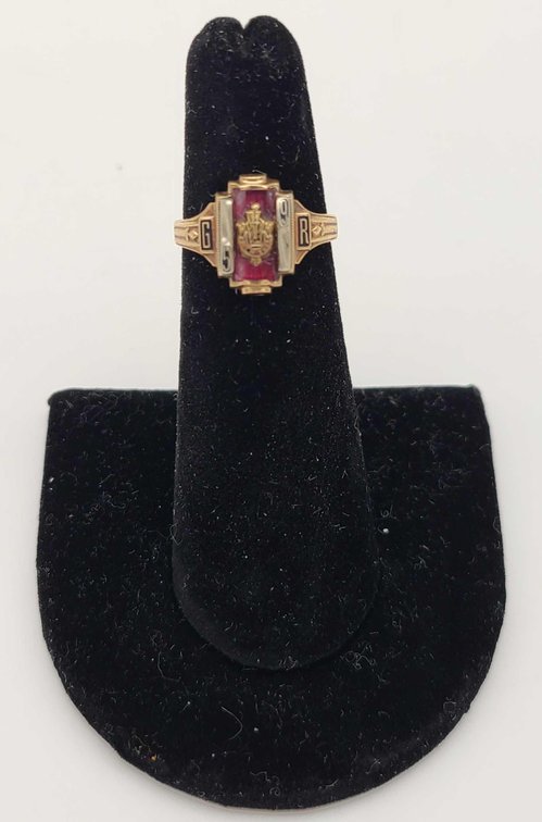 1959 10k Gold Mt. Miguel Class Ring 