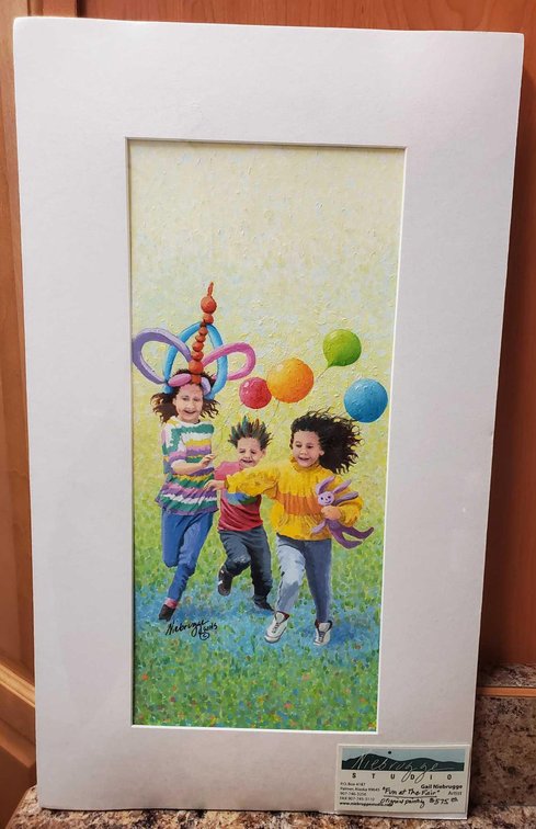 Gail Niebrugge "Fun at the Fair" Original Painting