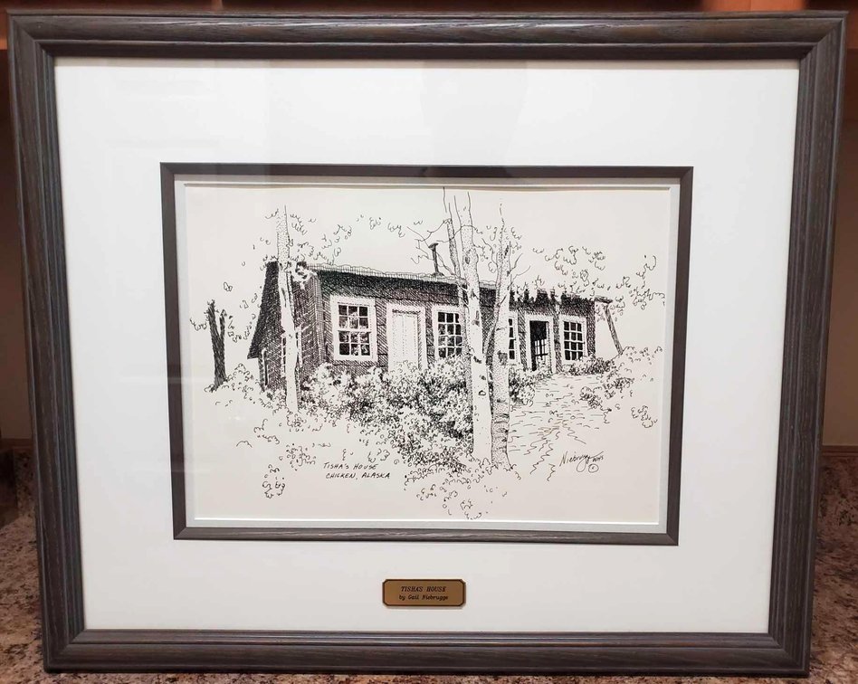 Gail Niebrugge "Tisha's House" Original Pen and Ink Drawing 