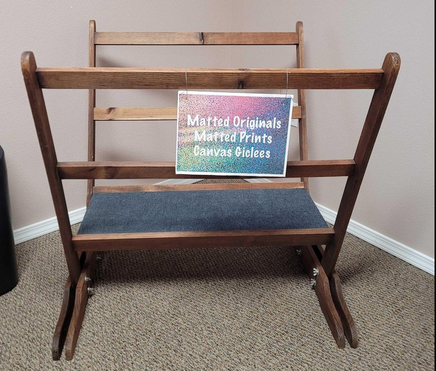 Art Print Display Stand