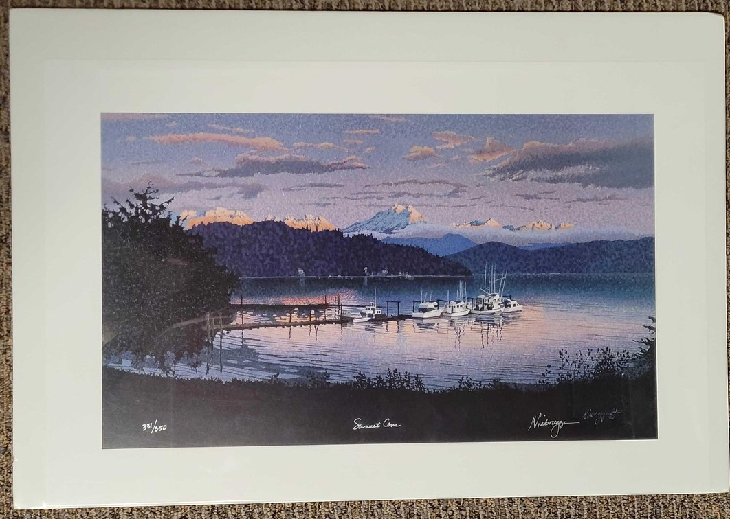 Gail Niebrugge "Sunset Cove" Numbered Print