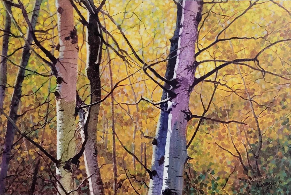 Gail Niebrugge "Paper Birch" Artists Proof Giclee Print