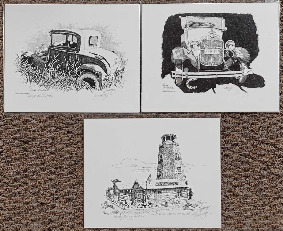 Three Gail Niebrugge Black & White Prints