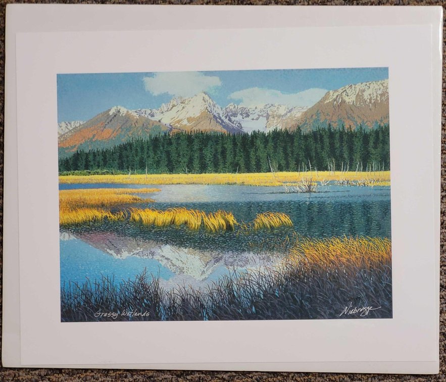 Gail Niebrugge "Grassy Wetlands" Print