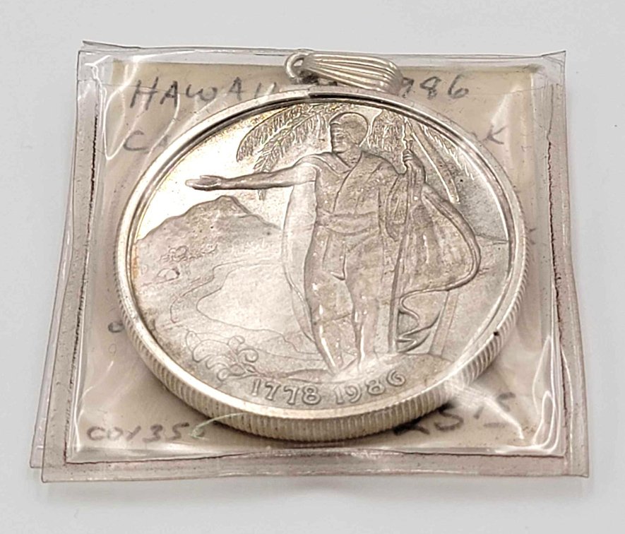 1986 Hawaii Sesquicentennial Half Dollar 1-Ounce Silver Replica
