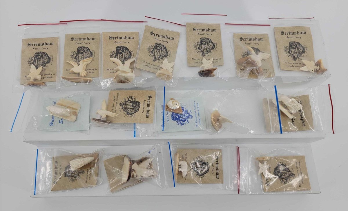 16x Small Ivory Carvings 