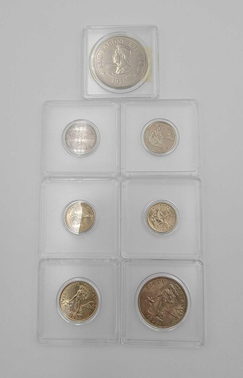7x Philippines Coins 1903-1975