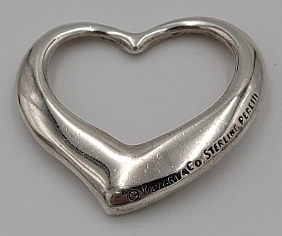 Tiffany & Co. Elsa Peretti Sterling Heart Pendant 