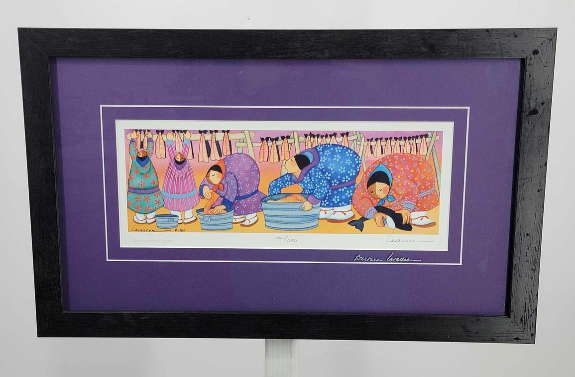Barbara Lavallee "Salmon Harvest" Print