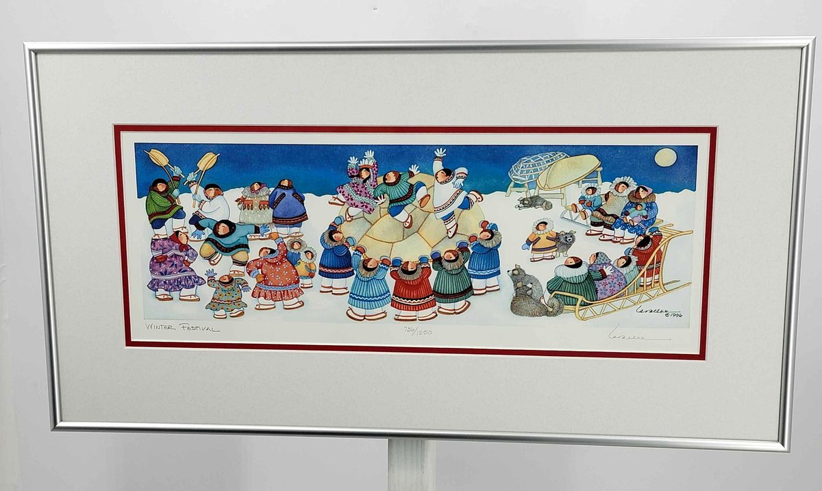 Barbara Lavallee "Winter Festival" Print