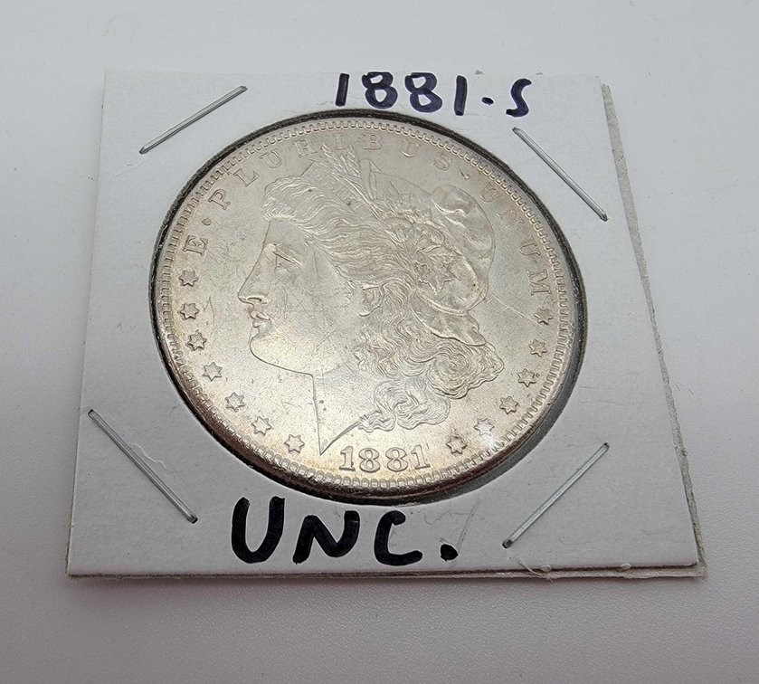 1881-S Uncirculated Morgan Silver Dollar