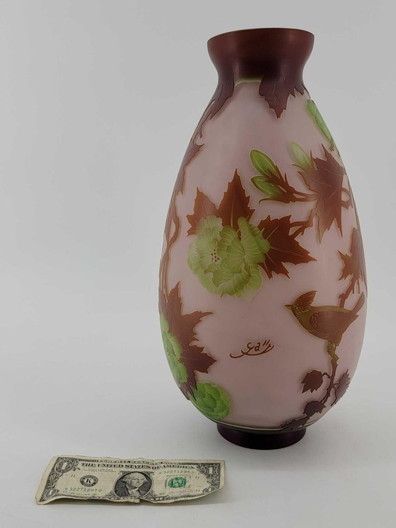 Emile Gallé Large French Vase