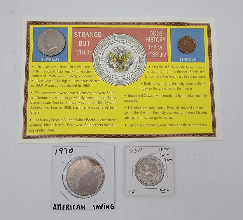 Kennedy/Lincoln, Susan B. Anthony & Savings Coins