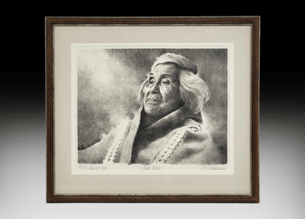 R.T. Wallen "Naa Klaa" Stone Lithograph