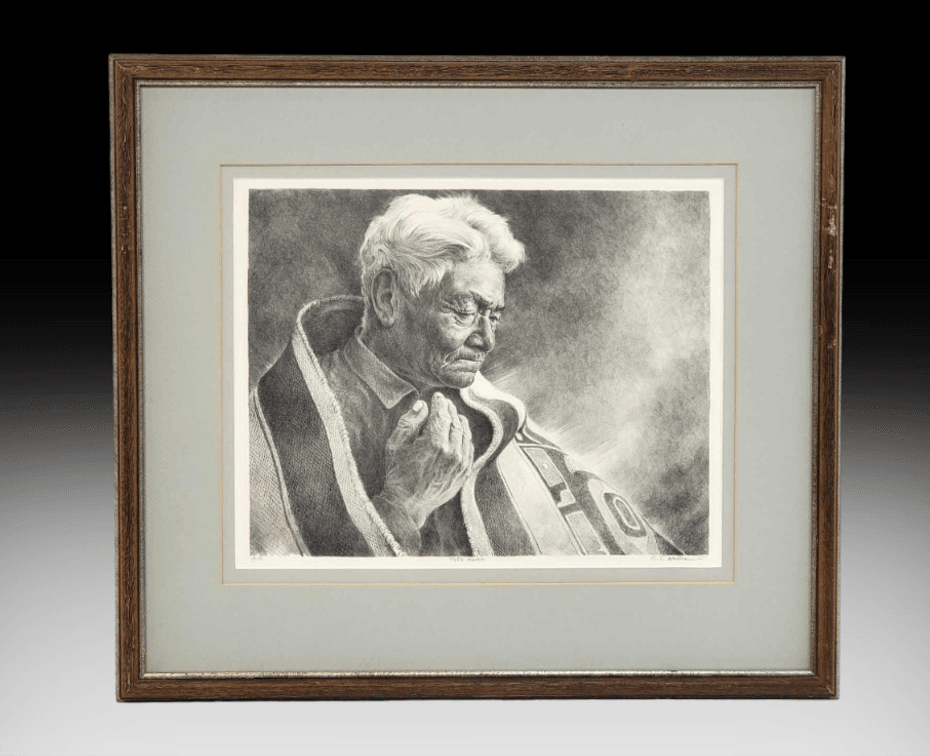 R.T. Wallen "Tsee Xwaa" Stone Lithograph