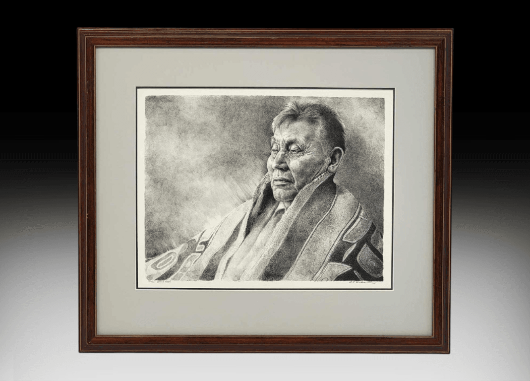 R.T. Wallen "Gooch Eesh" Stone Lithograph