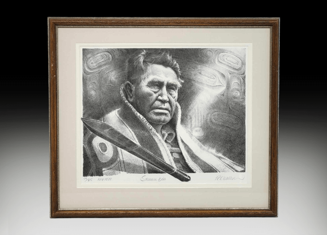 R.T. Wallen "Stoowu Kaa" Stone Lithograph