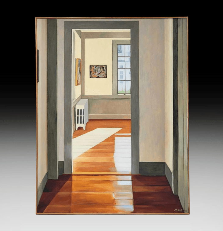 Carol Crump Bryner "Northern Light #21 - Two Rooms" Oil Painting 