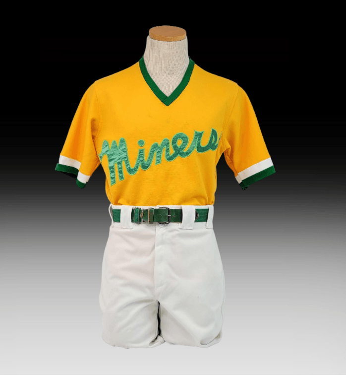 Mat Su Miners 1980s Baseball Jersey, Pants & Belt