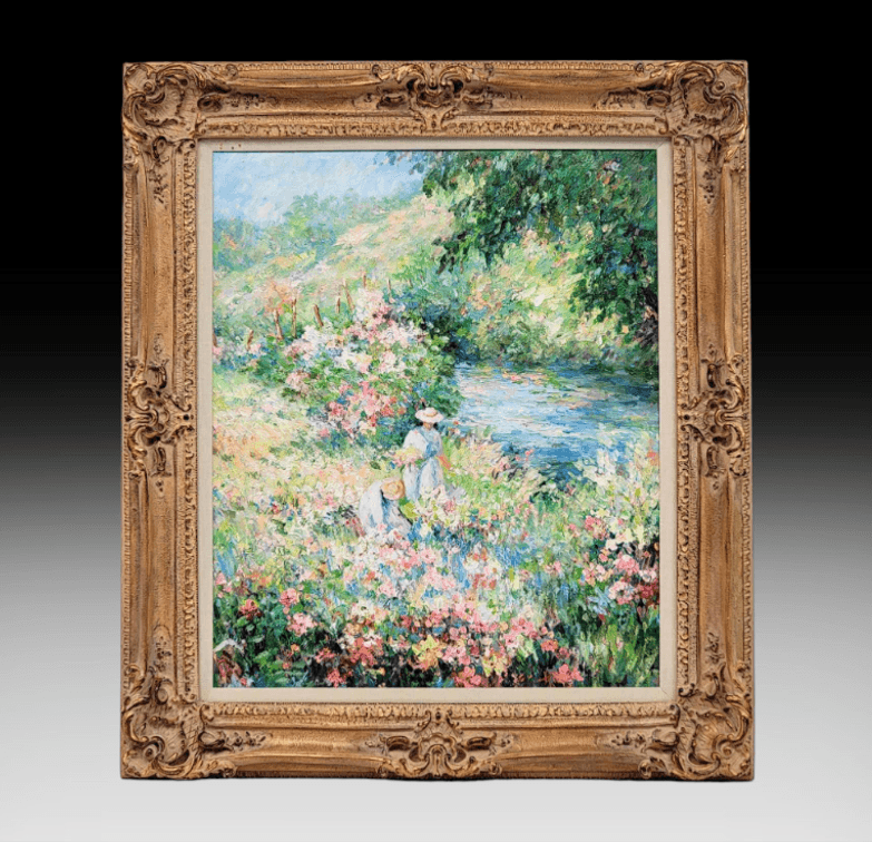 Impressionistic Landscape Oil on Canvas