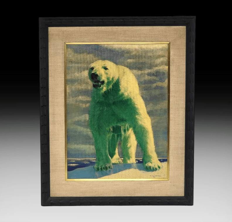 Fred Machetanz "From Arctic Waters" Original Painting 