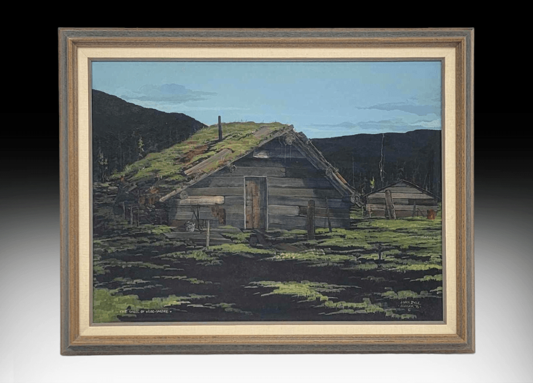 Jon Van Zyle "The Smell of Wood Smoke" Original Painting 