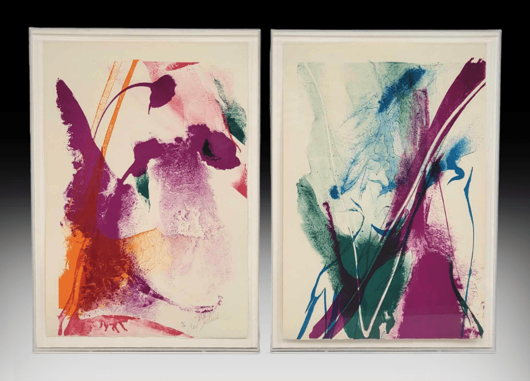 Paul Jenkins Abstract Expressionist Lithographs
