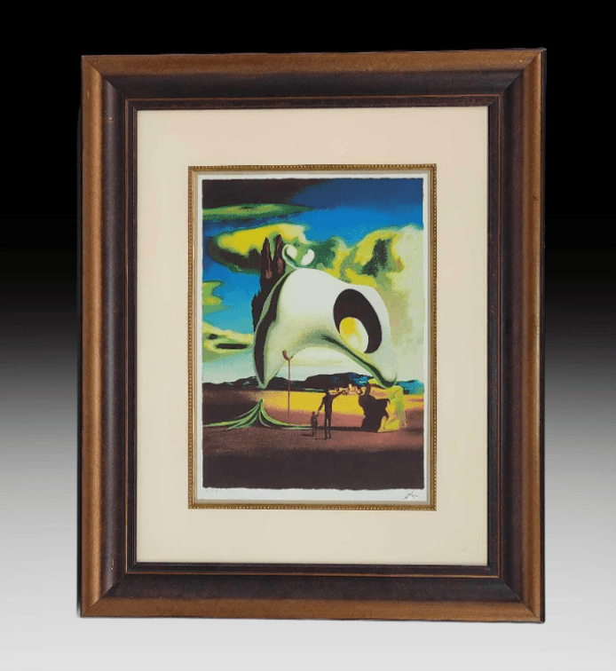 Salvador Dalí "Atavistic Vestiges After the Rain" Lithograph