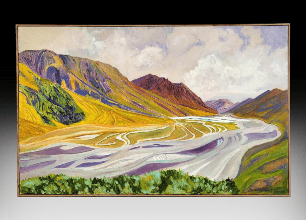 Marionette Donnell Stock "My Valley, Brooks Range" Original Painting