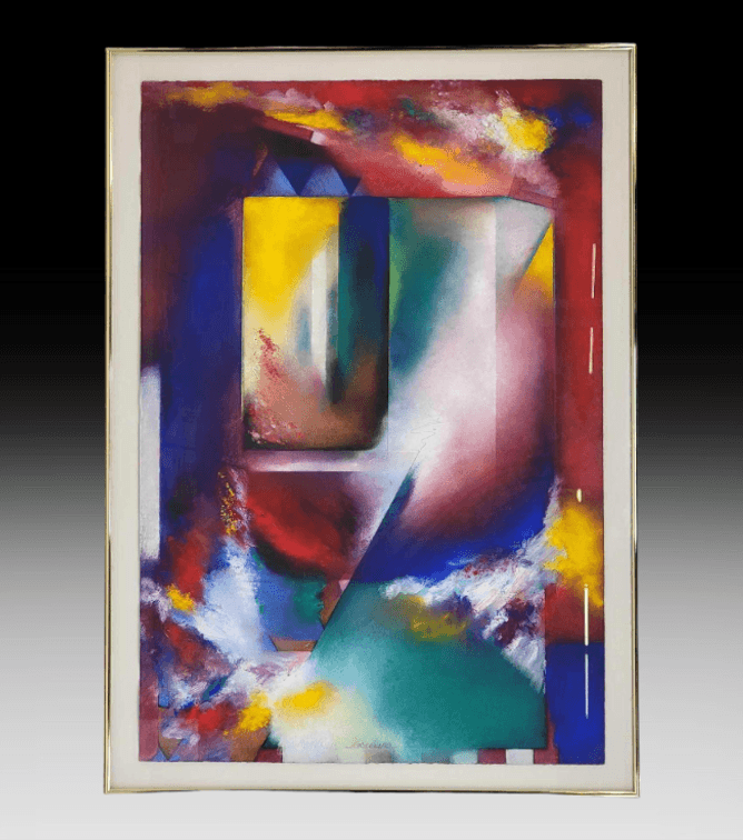Jane Mayhook Friedman "Made in America" Acrylic & Oil Pastel
