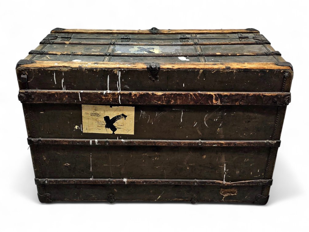 Vintage Henry Likly & Co. Steamer Trunk