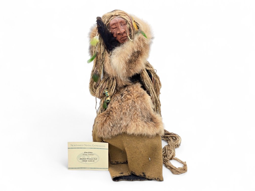 Crow Nation Kim Elkin Shaman Woman Doll