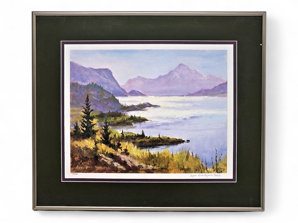 Lynn Brautigam Boots "A View From McHugh" AP Print