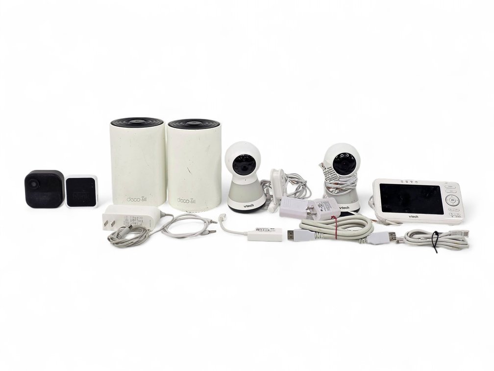 TP-Link Mesh Router System, VTech Baby Monitoring System & Blink Security Camera