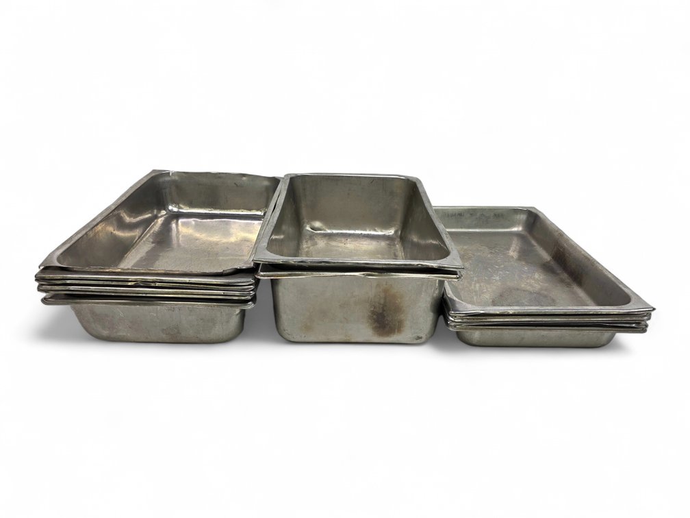 12x Vollrath Stainless Steel Steam Table Pans